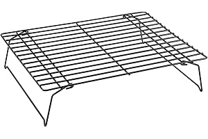 Cooling Rack Baking, 15.7X 10 inches Stackable Baking Rack for Oven Cooking, Heavy Duty Wire Rack for Cooking, Roasting, Gril