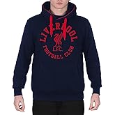 Liverpool Football Club Official Soccer Gift Mens Graphic Fleece Hoody