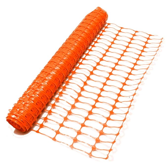 True Products b1003 C Standard-Schutznetz aus Kunststoff, Rolle, Orange, 4 kg 1 m x 50 m