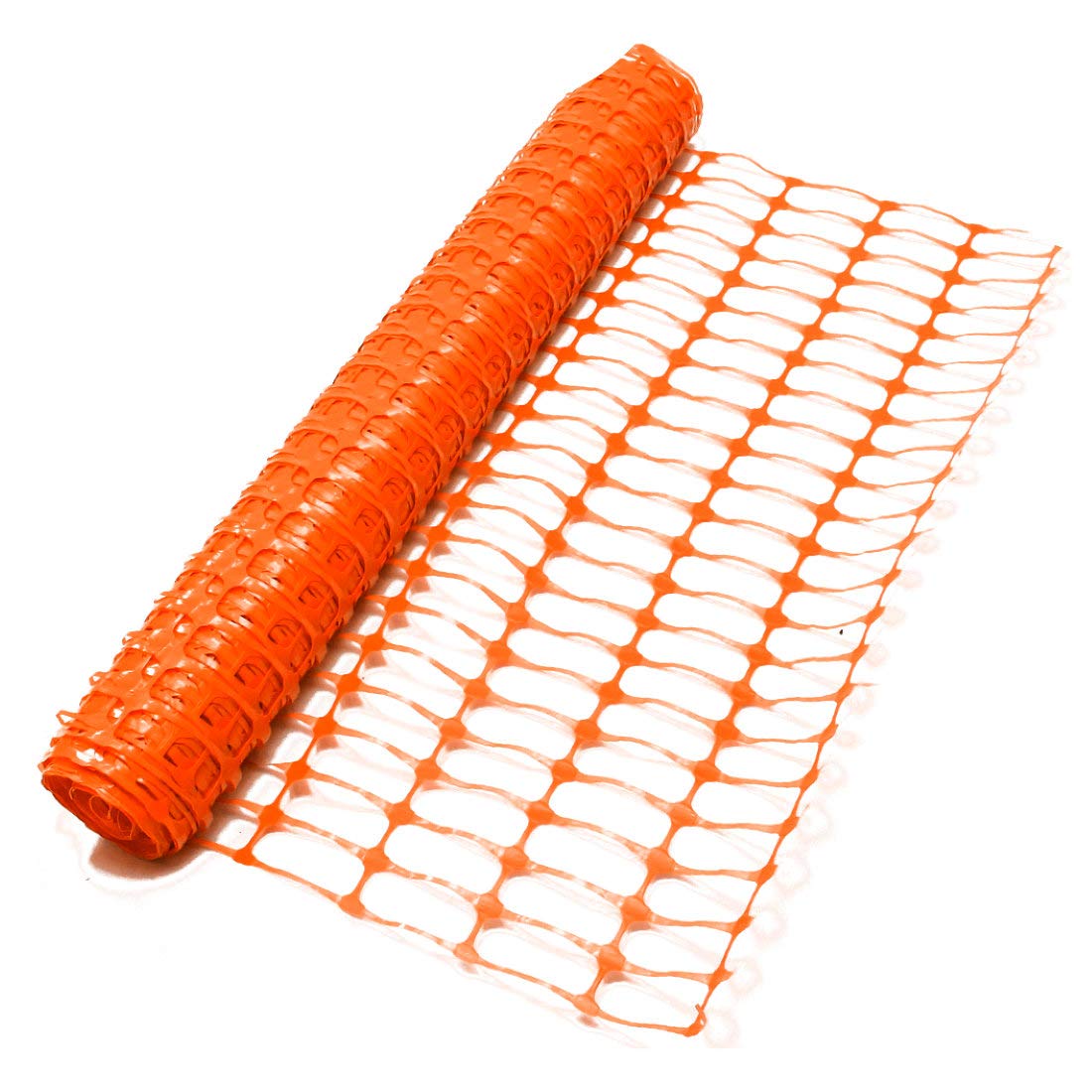 Orange Barrier Fencing Plastic Mesh Safety Netting Standard - 50m Roll. Construction Industry Standard by True Products