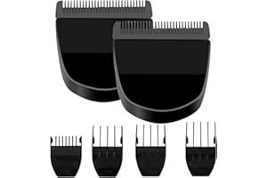 SODAER 2 Pack Professional Peanut Clipper/Trimmer Snap On Replacement Blades #2068-300 - Compatible with Wahl Peanut Hair Clipper/Trimmer, Black
