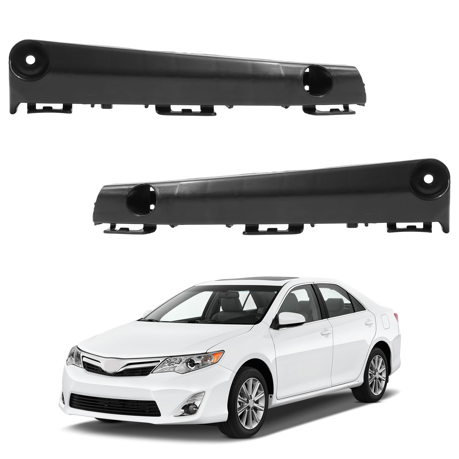 Photo 1 of BXZ Front Bumper Cover Bracket Retainer Support Pair for Toyota Camry 2012 2013 2014 5253606120 5253506130