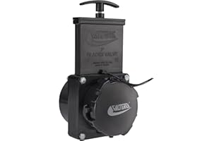 Valterra 3" Stainless Steel RV Waste Dump Gate Valve w/Cap (1)