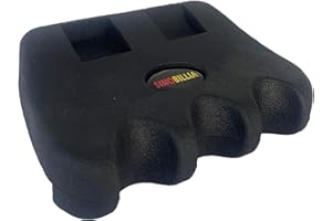 SINOBILLIA Billiard cue stick holder (Black, 3-Cue), 3-Cue Portable Weighted and durable Pool stick holder