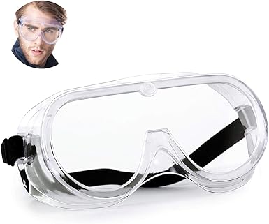 wrap around clear glasses