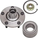 TUCAREST 518508 Front Wheel Bearing and Hub Compatible with 1992-2003 to-yota Camry, 99-03 Solara (for 2.2L and 2.4L Engine) /1999-2003 Le-xus RX300 w/AWD Only [5 Stud Hub Repair Kit]