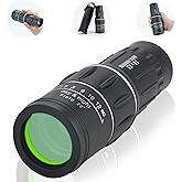 16X52 Monocular Telescope, High Power Prism Compact Monoculars for Adults Kids HD Monocular Scope for Bird Watching Camping H