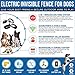 NACRL Wireless Dog Fence, Pet Containment System, Up to 1640 Feet Control Range, Waterproof, Adjustable & Rechargeable 2-in-1 Set, Outdoor Electric Invisible Fence for Dogs, Blackthumb 1