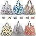 Reusable Grocery Bags, TEOYALL 6 Pack Eco Friendly Large Foldable Grocery Tote Bag Heavy Duty Washable Shopping Bags (6 Pack)