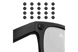 Steinwhale LED Light Blocking Stickers, Compatible with RayBan Meta Wayfarer, Skyler, Headliner, Display & Oakley HSTN Smart Glasses, Low-Tack Reusable, 20 pcs