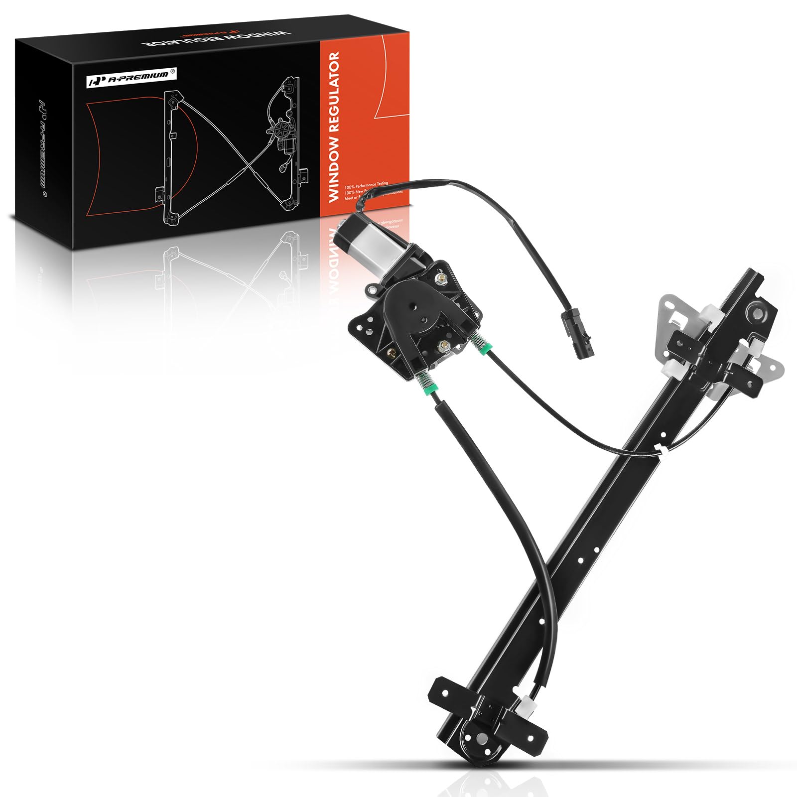 Photo 1 of A-Premium Power Window Regulator with Motor Replacement for Dodge Dakota 2000-2004 Durango 1998-2003 (Crew Cap Only, Cable Operated) Front Passenger