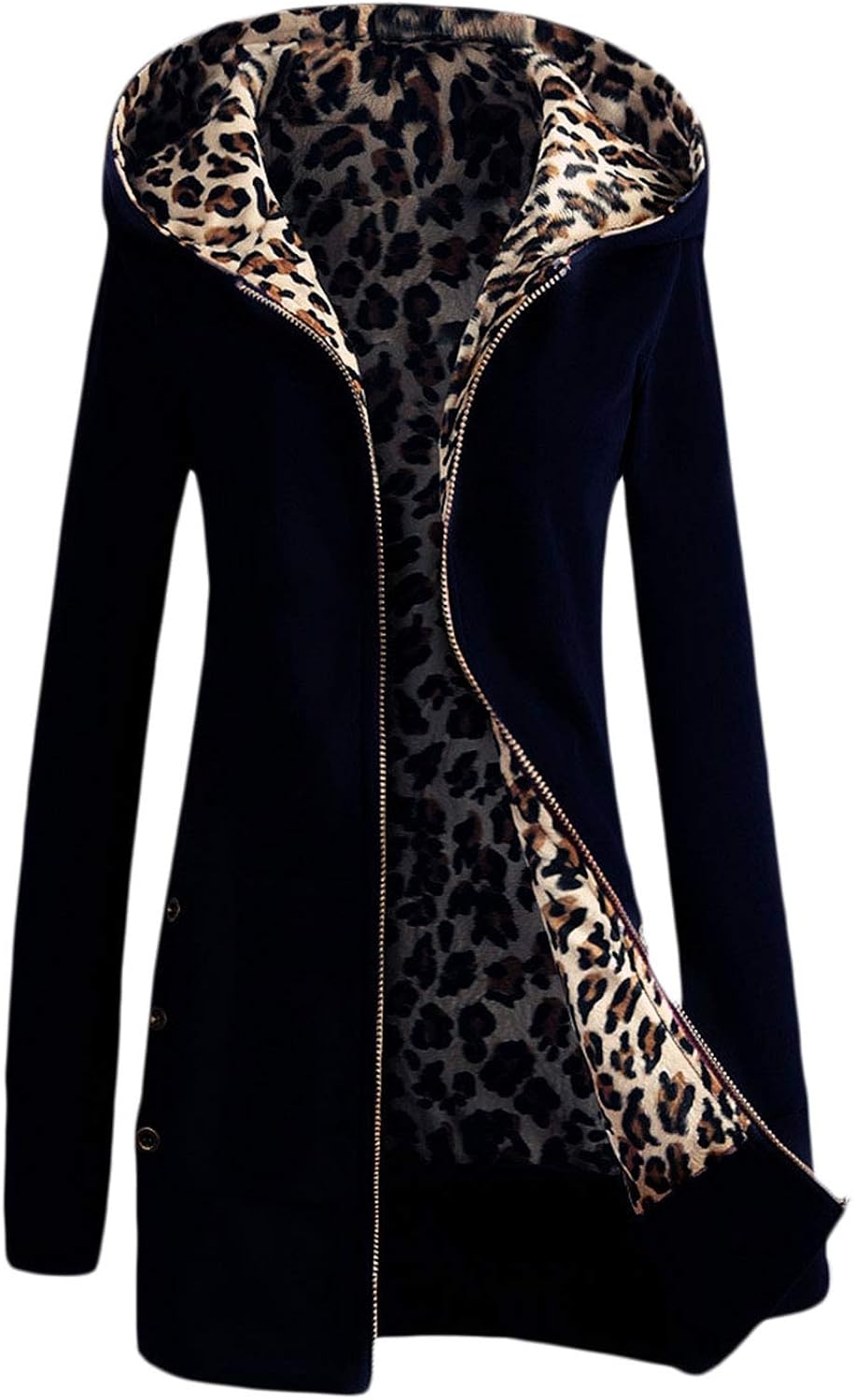 Sevozimda Les Femmes Gilet Sweat Ferme Petite Taille Sweat Manteau Leopard Blousons Imaging System Femme