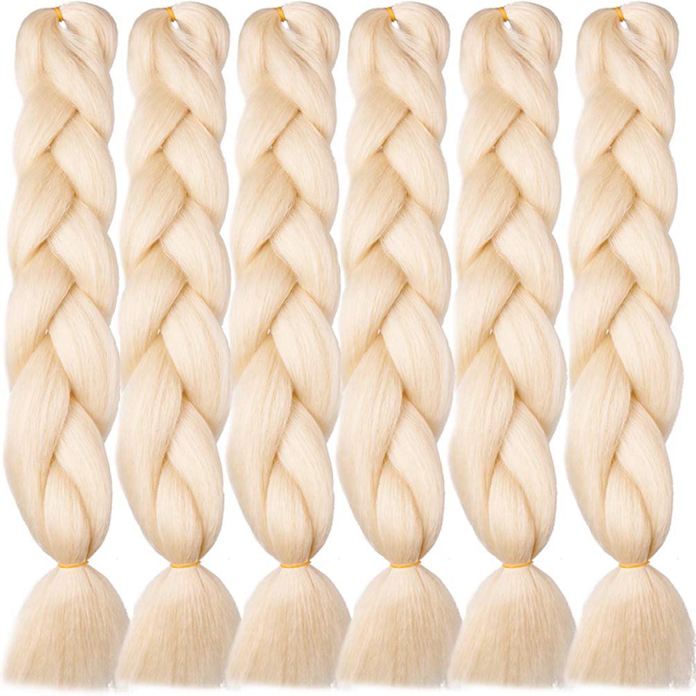 Jumbo Braids Blonde Long 24Inch Jumbo Braiding Hair Extensions 100g/pc Synthetic Braid Hair Extension Blonde