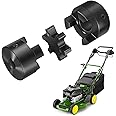 WEZCHUGHAOL 1/2" to 3/4" L075 Flexible 3-Piece L-Jaw Coupling Set & Buna-N NBR Rubber Spider Replacement Part for Log Wood Sp