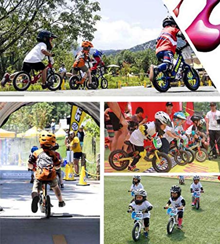 Children's Bicycle 12 inch Track car Two Rounds Without Pedal Walking Balance Training Bicycle Children's Impeller Riding car yo-yo Pedal Baby Wheel Suitable for 2-6 Years Old Boys and Girls