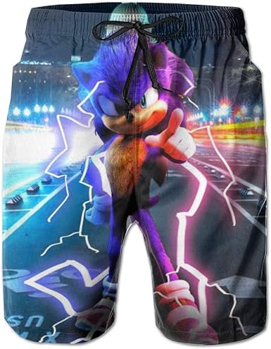 Sonic the hedgehog swim shorts Clearance