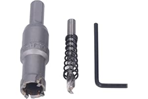 Respicefinem Tungsten Carbide Teeth Hole Saw Cutter Industrial Grade Opener Drill Bit for Thick Metal Cutting 16mm (18mm)