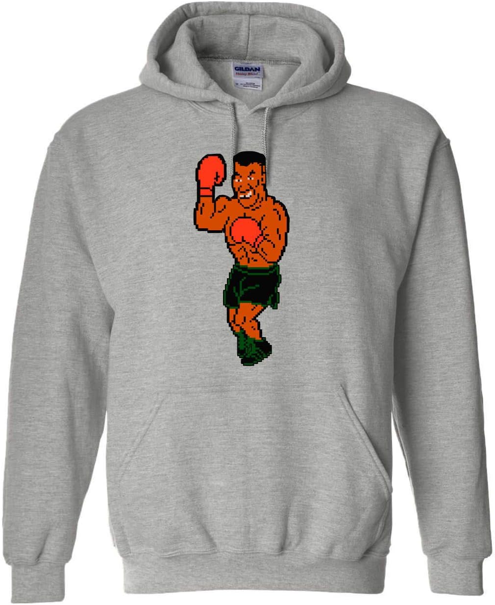 Grey Mike Tyson Punchout Tyson Flex Hooded Sweatshirt