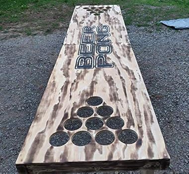 Amazon Com Custom Painted Beer Pong Game Table Any Design Logo Folding Legs With Or Without Cup Holders Order By 3 11 For St Patrick S Day Handmade
