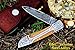 DKC Knives (21 5/18) DKC-37-OW VICTORIAN Damascus Folding Pocket Knife Olive Wood 7.75