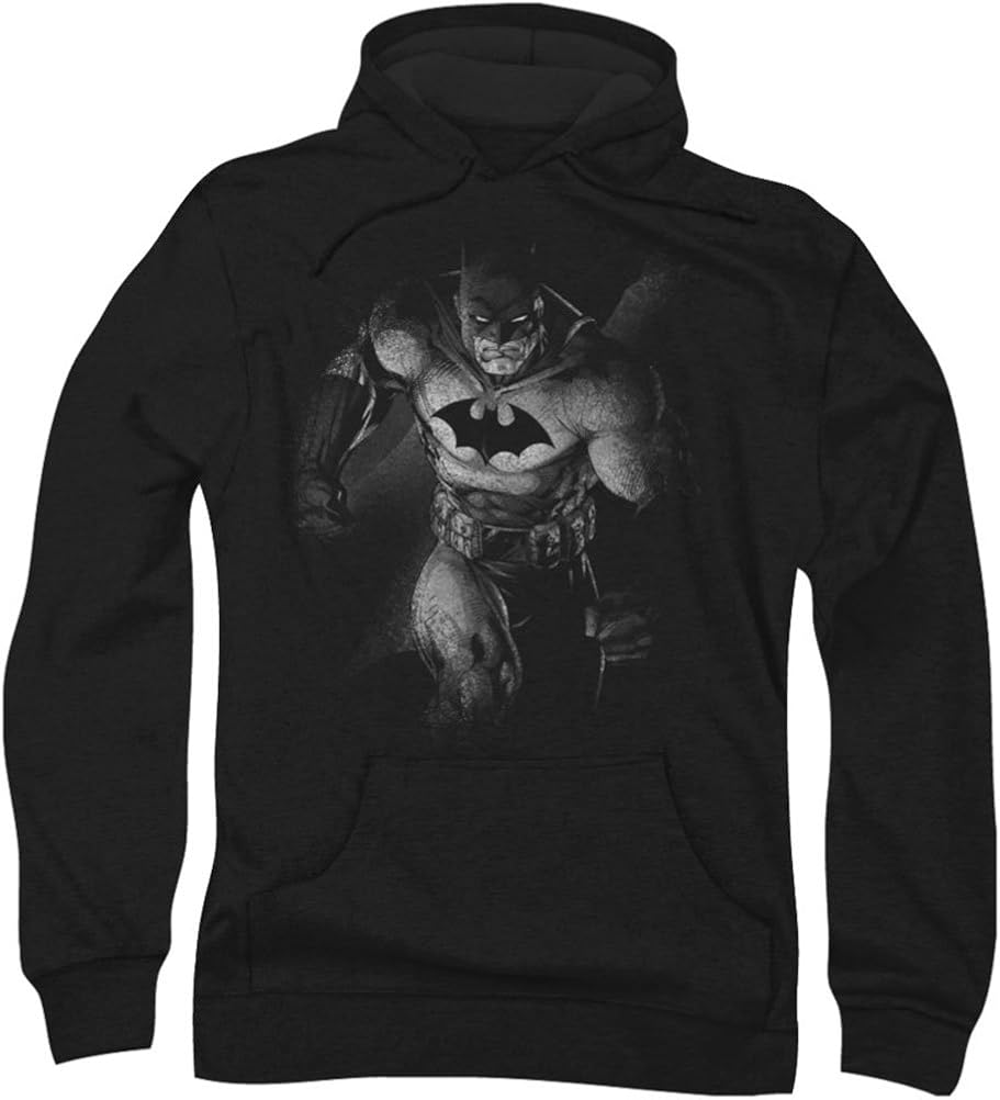 Batman Mens Materialized Hoodie Amazon.co.uk Clothing