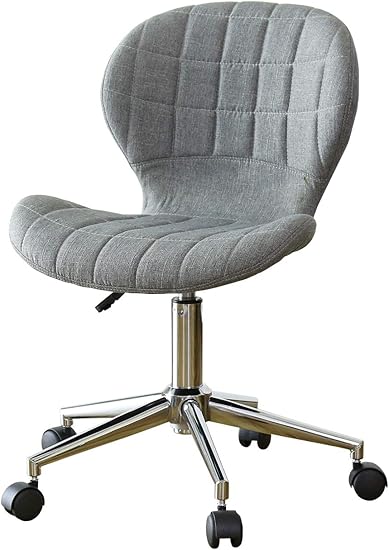 Amazon Doris オフィスチェア おしゃれ 回転 キャスター付き 幅50 デスクチェア パソコンチェア 学習椅子 ファブリック グレー メナド デスクチェア 文房具 オフィス用品