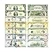 Boao Copy Money Fake Money Prop Money Set 1, 2, 5, 10, 20, 50, 100 Dollar Bills Double Sided Pretend Play Money for Motion Picture Props, 350 Bills, Amount 9,400 Dollars
