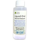 Urban ReLeaf Liquid Oral Wound Cleanser, 4 oz | 100% Natural Sea Salt Soak, Ready to use, For dental work, braces, mouth, gum and canker sores, For orthodontics, dentures
