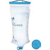 RYACO Water Bag 2L Compatible with Sawyer Squeeze Water Filter, Outdoor Water Container, Water Filter Bag with Durable TPU Material Collapsible Hydration Canteens for Camping Hiking Cycling Fishing