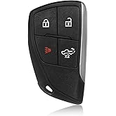 Keylessbest Replacement for 2021 2022 2023 2024 2025 Chevrolet Silverado Key Fob Remote Control YG0G21TB2 4 Buttons 433MHz