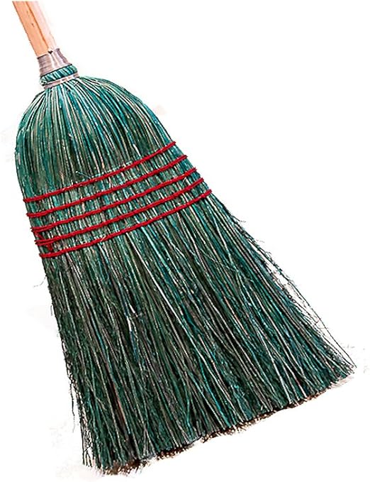 American Market Lightweight Corn Broom with Wood Handle