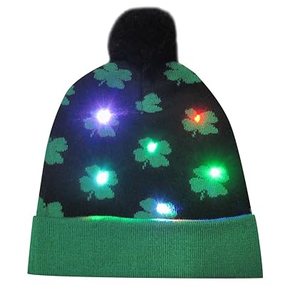Ouniman Christmas LED Light Up Hat Knit Beanie Cap, Nigeria  display picture 1