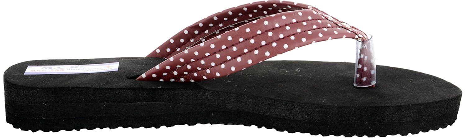 mcr healthcare footwear women's synthetic, rubber sandals (multicolour)