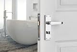Designer Levers Victorian Straight Lever Door Handles Polished Chrome 1 Pair view 3