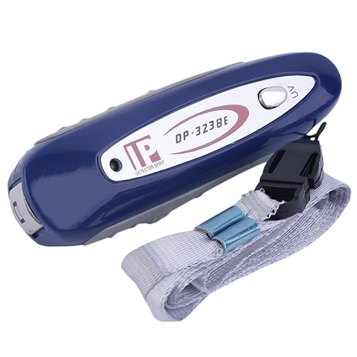 Lorenlli Mini 2 en 1 Moneda UV Detector de billetes de billetes falsos con llavero detector magn/&eacute;tico Lanyard