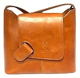 LaGaksta Isabella Italian Leather Crossbody Bag Tan