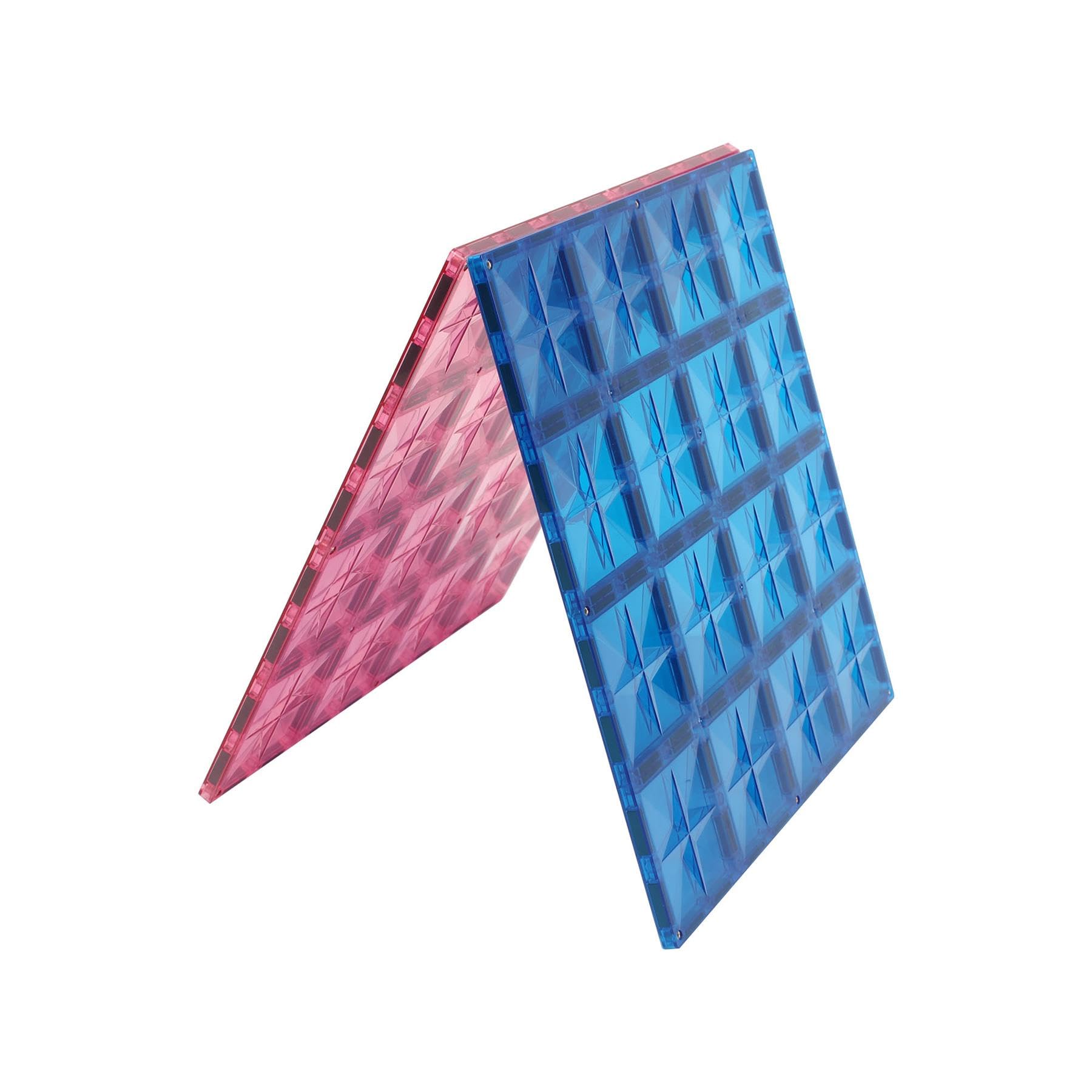 Onlineforu lTD Big Magnetic Tiles 2pcs – 30cm (11.8in) Giant Magnet Blocks for Kids | Building Stabilizer Tile | STEM Educational Toy | Creative Learning Gift for Toddlers & Children