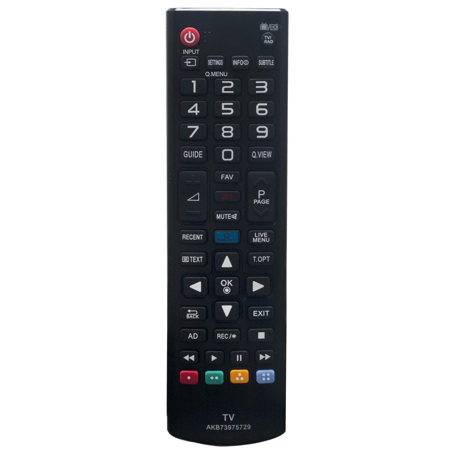 VINABTY AKB73975729 TV Remote Control Replace for LG AKB73975761 50PB960 60PB960 42LB700V 42LB679V 42LB730V 47LB679V 49LB870V 49UB850 50LB670 55LB870 55UB950 60LB870 65UB950V 65UB980 79UB980 84UB980
