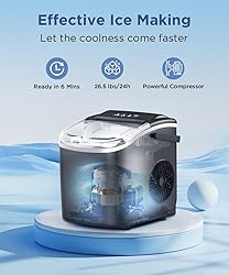 COWSAR Ice Maker Countertop, Portable Ice Machine