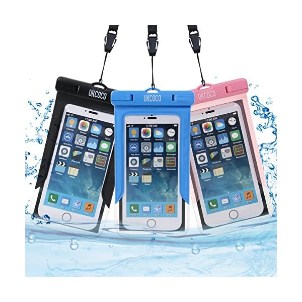 Waterproof-Case-3-Pack-UKCOCO-Universal-Dry-Bag-for-Rafting-Kayaking-Swimming-Boating-Fishing-Skiing-Work-with-iPhone-6-6S-Plus-SE-Galaxy-S6-S7-Edge Waterproof-Case-3-Pack-UKCOCO-Universal-Dry-Bag-for-Rafting-Kayaking-Swimming-Boating-Fishing-Skiing-Work-with-iPhone-6-6S-Plus-SE-Galaxy-S6-S7-Edge