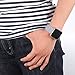 QIBOX Bands Compatible Fitbit Versa, Replacemement Woven Fabric Wrist Strap Quick Release Watch Band Classic Square Stainless Steel Buckle Compatible Fitbit Versa Fitness Smart Watch(Gray)