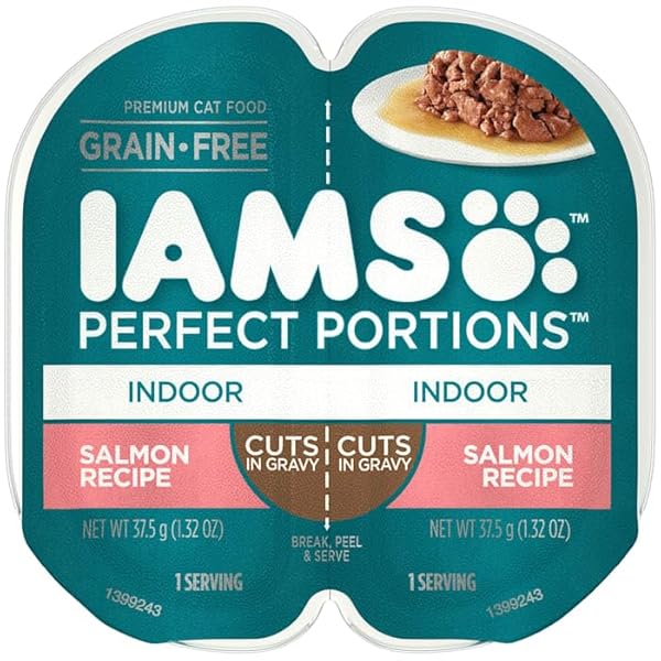 IAMS, PERFECT PORTIONS GRAIN FREE SALMON RECIPE ADULT...
