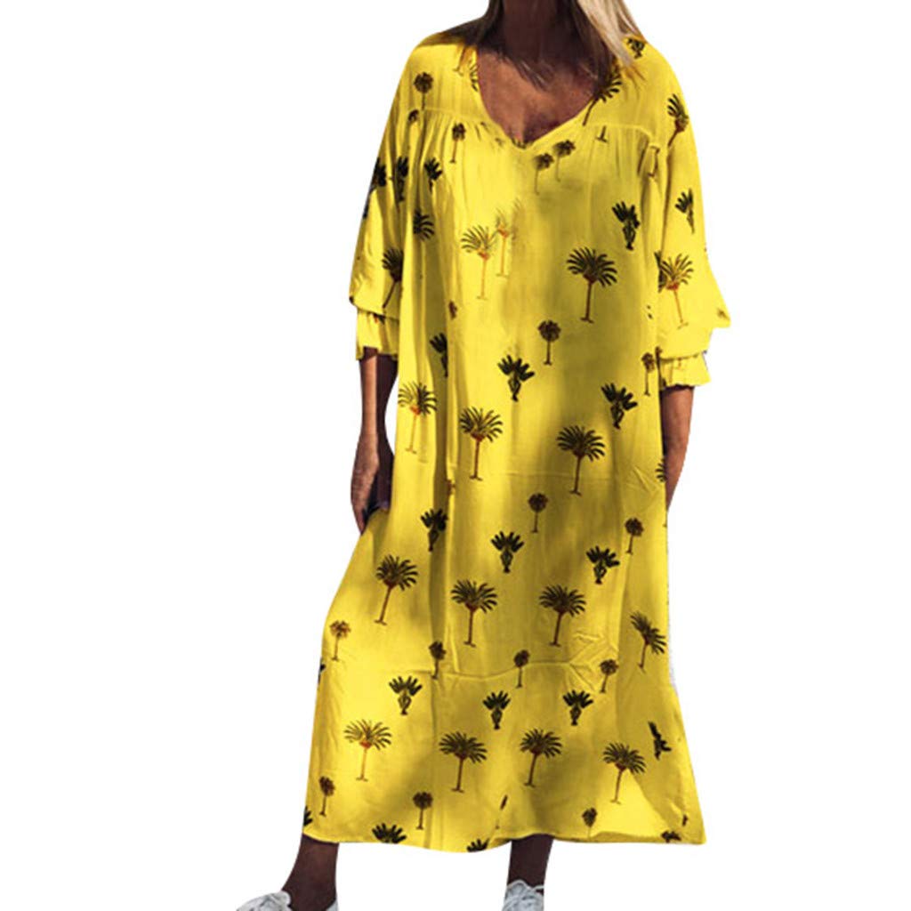 yellow boho maxi dress