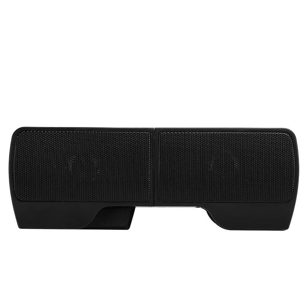 Kafuty-1 Portable Laptop Soundbar 3.5mm Audio Laptop Speaker Clip-On Soundbar USB Clip Screen Mini Desktop Audio Computer Accessories
