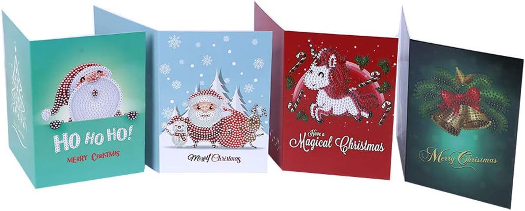 Auguri Di Natale In 4 Lingue.Moonuy Biglietto Di Auguri Con Strass E Scritta In Lingua Tedesca Cartoon Diy 5d Regalo Fatto A Mano Punte Trapano Clay Punto 4 Pc Taglia Unica Amazon It Casa E Cucina
