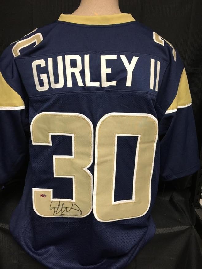 todd gurley signed football