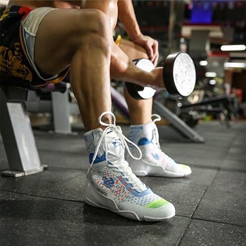 Men's Boxing Shoes High Top – Lightweight Breathable Training