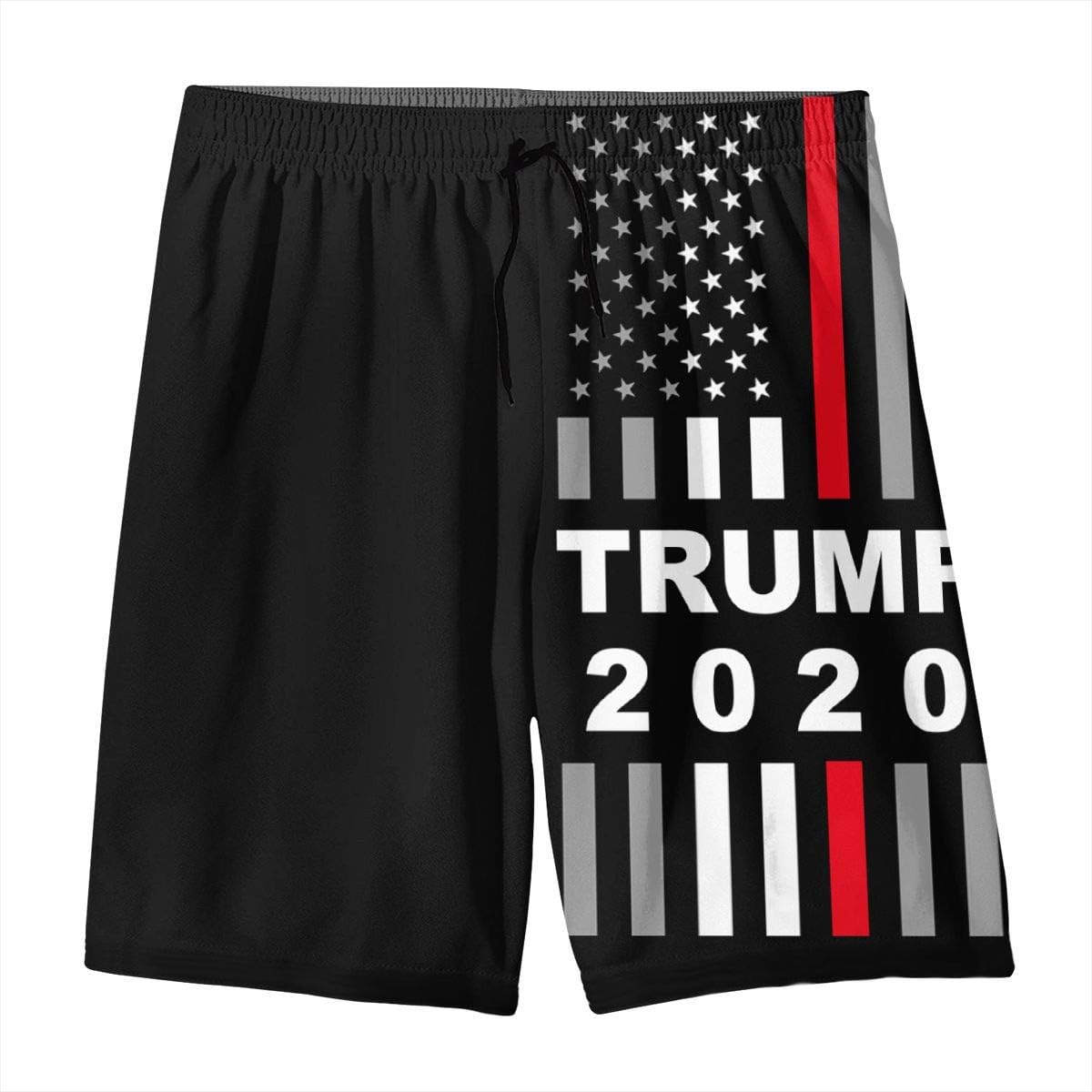 thin red line swim trunks