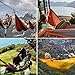 WoneNice Camping Hammock - Portable Lightweight Double Nylon Hammock, Best Parachute Hammock with 2 x Hanging Straps for Backpacking, Camping, Travel, Beach, Yard and Garden (Dark Green/Purple)