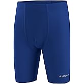 Runhit Boys' Swim Jammers Youth Competitive Swimsuit UPF 50+ Quick Dry Athletic Compression Swimming Shorts